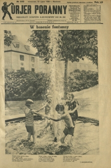 Kurjer Poranny : niedzielny dodatek ilustrowany do R.52, No 202 (22 lipca 1928)
