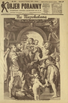 Kurjer Poranny : tygodniowy dodatek ilustrowany do R.52, No 341 (8 grudnia 1928)