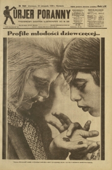 Kurjer Poranny : tygodniowy dodatek ilustrowany do R. 54, No 325 (23 listopada 1930)