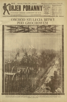 Kurjer Poranny : tygodniowy dodatek ilustrowany do R. 55, No 67 (8 marca 1931)