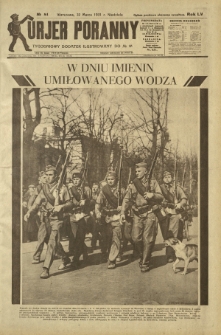 Kurjer Poranny : tygodniowy dodatek ilustrowany do R. 55, No 81 (22 marca 1931)