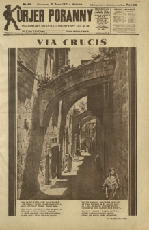 Kurjer Poranny : tygodniowy dodatek ilustrowany do R. 55, No 88 (29 marca 1931)