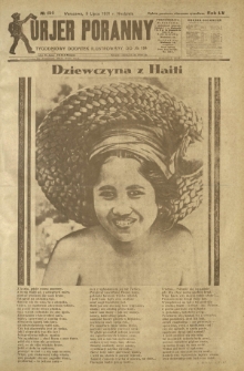 Kurjer Poranny : tygodniowy dodatek ilustrowany do R. 55, No 184 (5 lipca 1931)