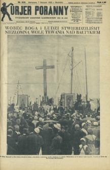 Kurjer Poranny : tygodniowy dodatek ilustrowany do R. 56, No 218 (7 sierpnia 1932)