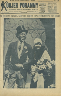 Kurjer Poranny : tygodniowy dodatek ilustrowany do R. 56, No 274 (2 października 1932)