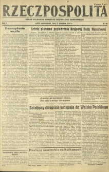 Rzeczpospolita : organ Polskiego Komitetu Wyzwolenia Narodowego. R. 1, nr 40 (11 września 1944)
