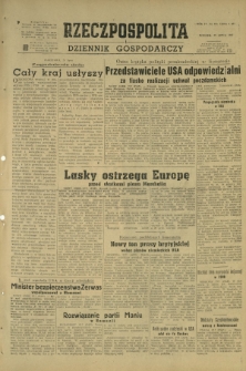 Rzeczpospolita i Dziennik Gospodarczy. R. 4, nr 205 (29 lipca 1947)