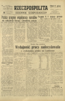 Rzeczpospolita i Dziennik Gospodarczy. R. 4, nr 210 (3 sierpnia 1947)