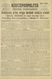 Rzeczpospolita i Dziennik Gospodarczy. R. 4, nr 240 (2 września 1947)