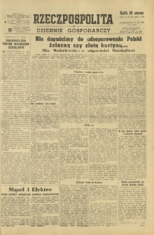 Rzeczpospolita i Dziennik Gospodarczy. R. 4, nr 260 (22 września 1947)