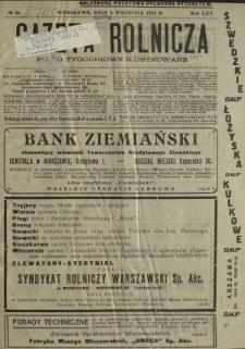 Gazeta Rolnicza : pismo tygodniowe ilustrowane. R. 65, nr 36 (4 września 1925)