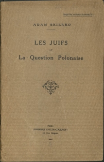 Les Juifs et la question polonaise