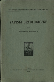 Zapiski bryologiczne