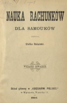 Nauka rachunków dla samouków