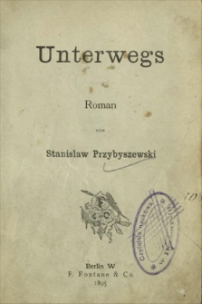 Unterwegs : Roman