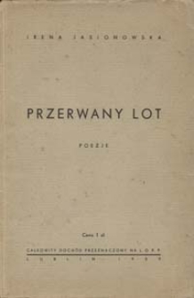 Przerwany lot : poezje