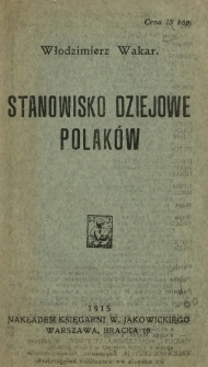 Stanowisko dziejowe Polaków