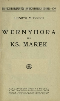 Wernyhora ; Ks. Marek