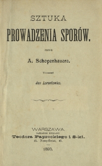 Sztuka prowadzenia sporów