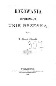 Rokowania poprzedzające Unię Brzeską