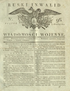Ruski Inwalid czyli wiadomości wojenne. 1817, nr 96 (27 kwietnia)