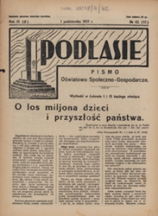 Podlasie : pismo oświatowo-społeczno-gospodarcze R. 4 (9) nr 42 (117)