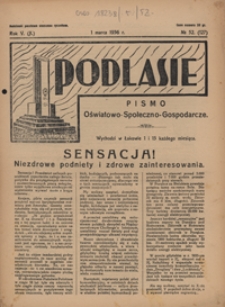 Podlasie : pismo społeczno-gospodarczo-oświatowe R. 5 (10) nr 52 (127)