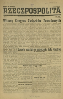 Rzeczpospolita. R. 2, nr 314=454 (18 listopada 1945)