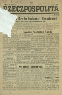 Rzeczpospolita. R. 2, nr 354=494 (30 grudnia 1945)