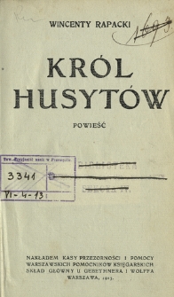 Król husytów : powieść