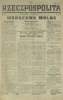 Rzeczpospolita : organ Polskiego Komitetu Wyzwolenia Narodowego. R. 2, nr 17=161 (18 stycznia 1945)