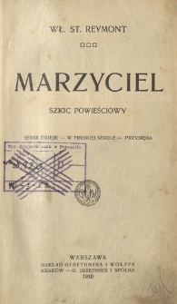 Marzyciel : szkic powieściowy