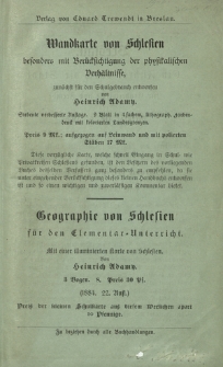 Schlesien nach seinen physischen, topographischen und statistischen Verh&auml;ltnissen