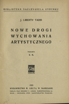 Nowe drogi wychowania artystycznego