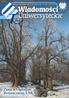 Wiadomości Uniwersyteckie. R. 24, nr 1 (styczeń 2014)