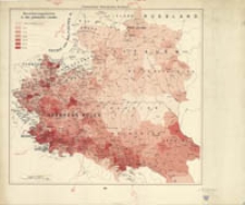 Bev&ouml;lkerungsdichte in den polnischen Landen