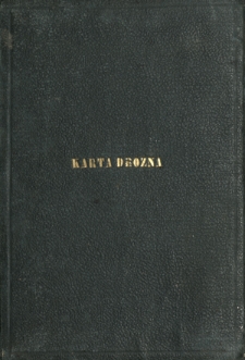 Karta dróżna Królestwa Polskiego z pokazaniem odległości na traktach pocztowych i bocznych