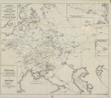 Karta Rossijskih" želèznyh" dorog". Priloženie k" Sputniku po Rossii=Eisenbahnkarte für Russland zum Kursbuch für Russland