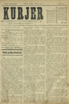 Kurjer / redaktor i wydawca Stanisław Korczak. - R. 3, nr 99 (1 maja 1908)