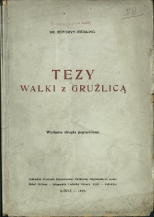 Tezy walki z gruźlicą