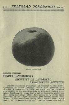 Przegląd Ogrodniczy : organ Małopolskiego Tow. Ogrodniczego we Lwowie R. 8, Nr 11 (1925)