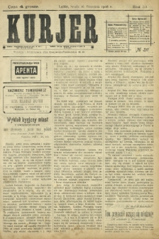 Kurjer / redaktor i wydawca Stanisław Korczak. - R. 3, nr 211 (16 września 1908)