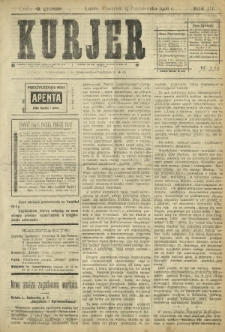Kurjer / redaktor i wydawca Stanisław Korczak. - R. 3, nr 236 (15 października 1908)