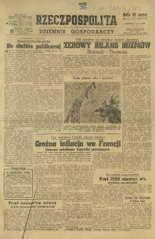 Rzeczpospolita i Dziennik Gospodarczy. R. 4, nr 273 (5 października 1947)