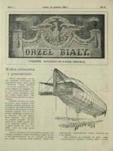 Orzeł Biały : tygodnik, wychodzi na każdą niedzielę. - R. 1, nr 51 (20 grudnia 1925)