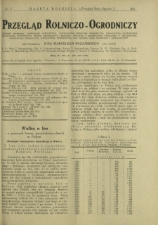 Przegląd Rolniczo-Ogrodniczy: dodatek miesięczny poświęcony sadownictwu, warzywnictwu polowemu, nasiennictwu kwiaciarstwu ogrodniczemu, gruntowemu, przetw&oacute;rstwu płod&oacute;w ogrodniczych i gałęziom ubocznym [...]. R. 5 nr 2