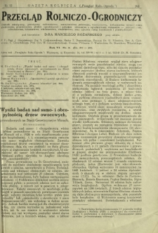 Przegląd Rolniczo-Ogrodniczy: dodatek miesięczny poświęcony sadownictwu, warzywnictwu polowemu, nasiennictwu, kwiaciarstwu ogrodniczemu, gruntowemu, przetw&oacute;rstwu płod&oacute;w ogrodniczych i gałęziom ubocznym [...]. R. 6 nr 4