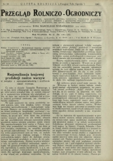Przegląd Rolniczo-Ogrodniczy: dodatek miesięczny poświęcony sadownictwu, warzywnictwu polowemu, nasiennictwu, kwiaciarstwu ogrodniczemu, gruntowemu, przetw&oacute;rstwu płod&oacute;w ogrodniczych i gałęziom ubocznym [...]. R. 7 nr 12