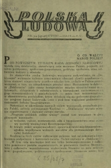 Polska Ludowa. R. 5, nr 3-4=45-46 (kwiecień/maj 1944)