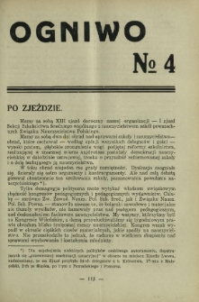 Ogniwo / [Związek Zawodowy Nauczycielstwa Polskich Szk&oacute;ł Średnich]. [R. 12], Nr 4 (1932)